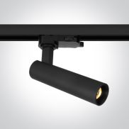 ONE Light COB Compact Cylinder Range - spot sur rail - 13,3 x 3,3 cm - 9W dimmable LED inclus - noir