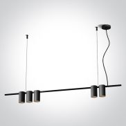 ONE Light Pendants - lampe suspendue - 100 x 150 cm - noir