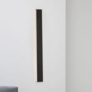Nova Luce Seline - applique murale - 7,5 x 2,7 x 90 cm - LED 36W inclus - IP44 - noir sable
