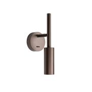 VK Lighting Nook - applique murale - Ø 3,9 x 23,6 cm - 6W LED inclus - marron