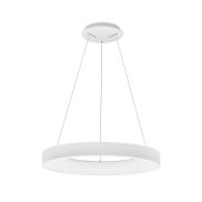 Nova Luce Rando Smart - lampe suspendue - Ø 60 x 120 cm - 50W LED dimmable inclus - Tuya - blanc sable