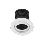 Nova Luce Tif - spot à encastrer - Ø 60 mm, Ø 52 mm à encastrer - 2W LED inclus - blanc sable