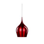 Searchlight Vibrant - lampe suspendue - Ø 26 x 160 cm - couleur vin
