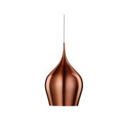 Searchlight Vibrant - lampe suspendue - Ø 26 x 160 cm - métal rose