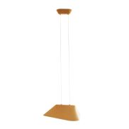 Maxlight Carbon - lampe suspendue - 55 x 50 x 220 cm - 8W LED inclus - jaune et gris