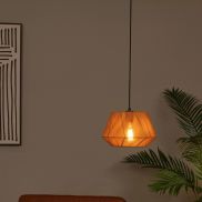 Lucide Jessica - lampe suspendue - Ø 30 x 154,5 cm - Terracotta