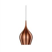 Searchlight Vibrant - lampe suspendue - Ø 12 x 142 cm - métal rose