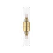 Nova Luce Gru - point lumineux système de rail magnétique - Ø 5 x 27 cm - 8W LED inclus - laiton satiné