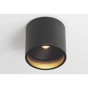 Artdelight Orleans - plafonnier - Ø 11 x 10 cm - 7W LED dimmable inclus - noir
