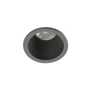 Faro Fox - spot à encastrer - Ø 40 mm, Ø 35 mm à encastrer - 3-5W LED dimmable inclus - noir mat - couleur de lumière blanc chaud