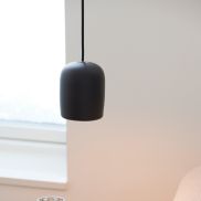 Nordlux Notti - lampe suspendue - Ø 10 x 120 cm - noir