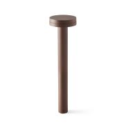 Faro Espot - lampe de jardin - Ø 16 x 60 cm - 9W LED inclus - IP65 - brun rouillé