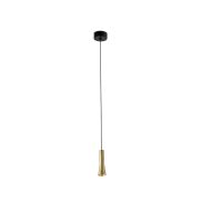 Faro Nina - lampe suspendue -  Ø 4 x 13 cm - 4W LED inclus - or satiné