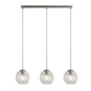 Searchlight Balls - lampe suspendue - 81 x 15 x 147 cm - chrome et transparent