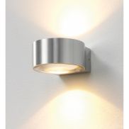 Artdelight Hudson - applique murale - 10,5 x 11,8 x 6,5 cm - 2 x 4W LED dimmable inclus - IP54 - aluminium