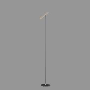 Artdelight Kansas - lampadaire - 20 x 25 x 140 cm - 6W LED dimmable inclus - noir et champagne