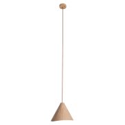 Maxlight Sakura - lampe suspendue - Ø 33,5 x 180 cm - brun clair