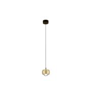 Nova Luce Conga - lampe suspendue - Ø 9,6 x 140 cm - 13W LED inclus - or