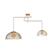 Maxlight Concept - lampe suspendue - 170 x 100 cm - or