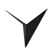 VK Lighting Asteri - applique murale - 24,5 x 7,5 x 20,5 cm - 3W LED inclus - noir