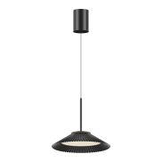VK Lighting Amelie - lampe suspendue - Ø 30 x 325,2 cm - 18W dimmable LED inclus - noir