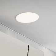 Nova Luce Perfect Profile Trimless - spot encastré - Ø 440 mm, 420 mm encastré - 24W LED dimmable inclus - 3000K - blanc