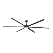 Faro Rotterdam 30 XXL - ventilateur de plafond avec lumière et télécommande - Ø 300 cm - 32W LED inclus - noir mat