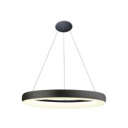 ONE Light LED Suspension Rings - lampe suspendue - Ø 60 x 200 cm - 40W LED inclus - noir