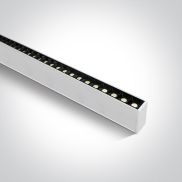ONE Light LED Linear Profiles - plafonnier/ suspensions - 130 x 7 x 3,5 cm - intensité lumineuse réglable 20W/30W/40W LED inclus - blanc - couleur de lumière réglable