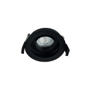 Nova Luce Cedi - spot encastrable - Ø 100 mm, Ø 95 mm encastrable - noir sable