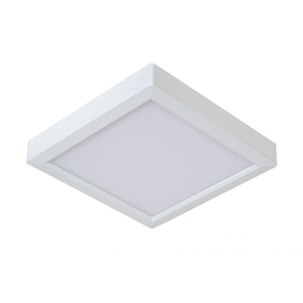 Lucide Tendo-led - plafonnier/spot encastrable - 22cm - 18W LED incl. - blanc