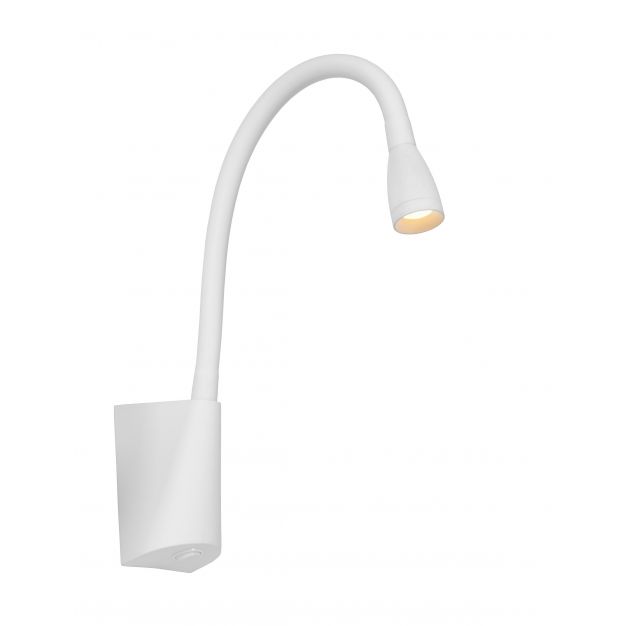 Lucide Galen-LED - lampe de chevet - 62 x 35 x 25 cm - 3W LED incl. - blanc