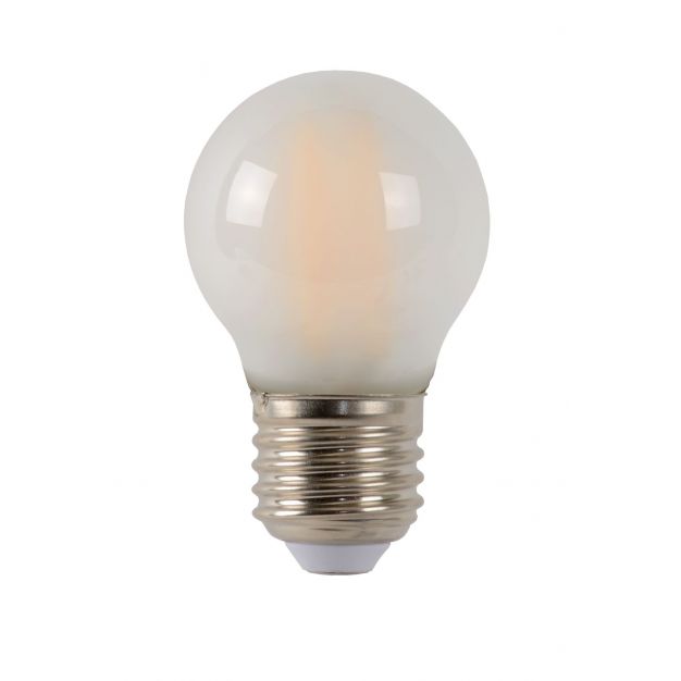 ampoule à filament LED à intensité variable - 7,4 cm - E27 - 4W - 2700K - albâtre