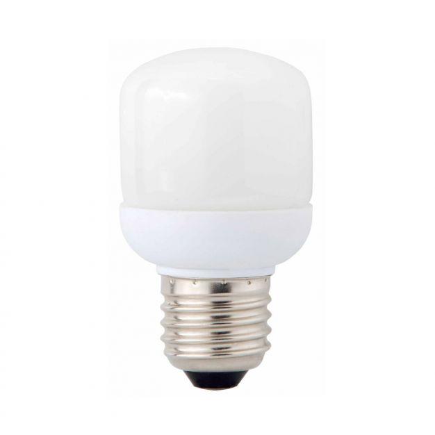 ampoule à économie d'énergie - E27 - 9W - blanc chaud (fin de série)
