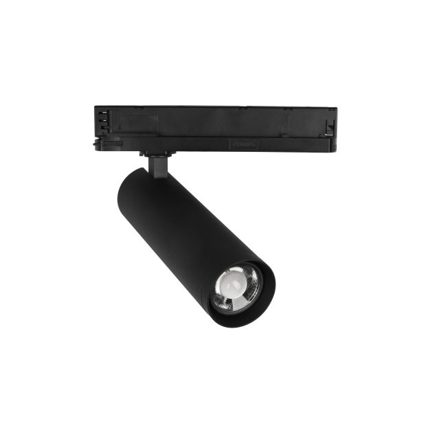 Nova Luce Monvel - Spot sur rail triphasé - 22,4 x 6 x 20 cm - 30W LED inclus - noir sable