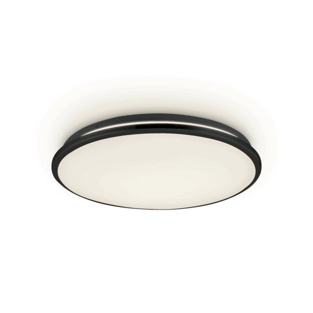 ONE Light LED Plafo Range - plafonnier - Ø 38 x 5,7 cm - 30W LED inclus - noir