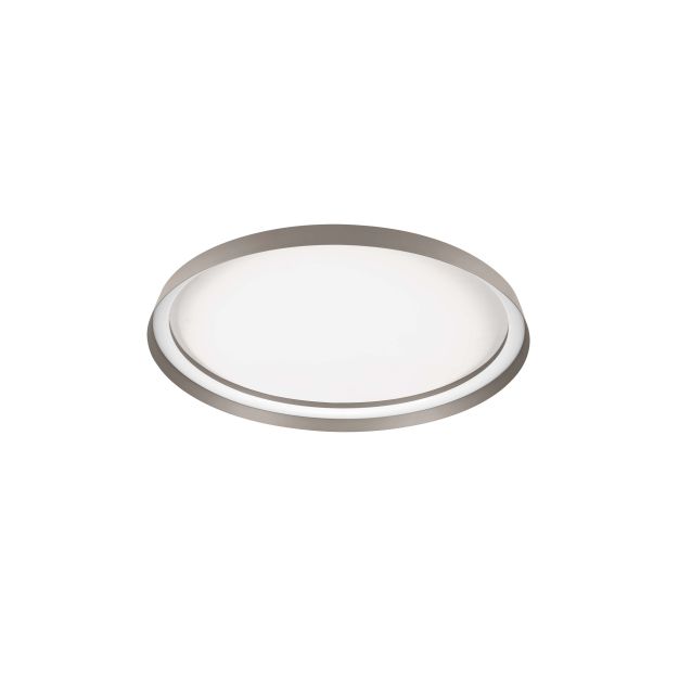 Nova Luce Ormi - plafonnier - Ø 60 x 7 cm - 48W dimmable LED inclus - brun champagne