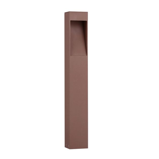 Nova Luce Maddi - lampe de jardin - 8,5 x 60 x 7,5 cm - 7W LED inclus - IP65 - corten sablé