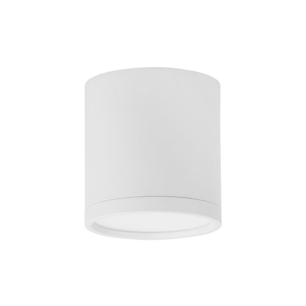Nova Luce Garf - spot en saillie - Ø 7 x 7,5 cm - 7W LED inclus - blanc sable