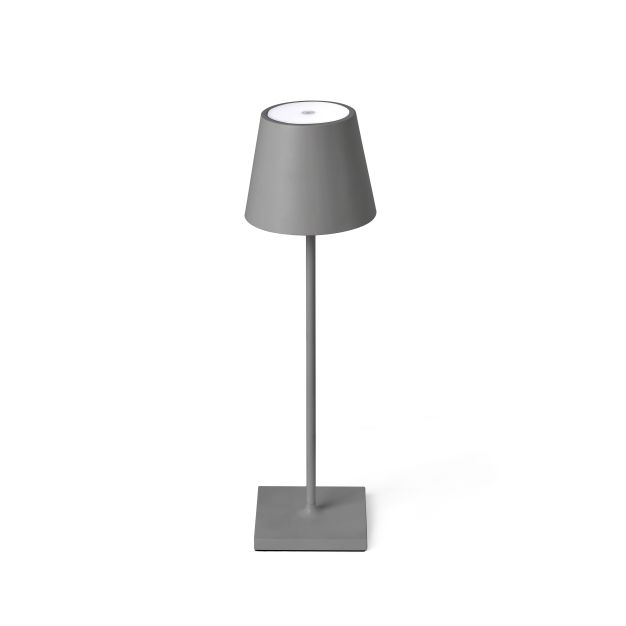 Faro TOC - lampes portables - Ø 11 x 38 cm - 2W dimmable LED inclus - IP54 - gris