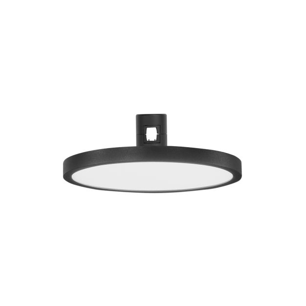 Nova Luce Art - light point système de rail magnétique - Ø 16 x 5 cm - 15W LED inclus - noir sable