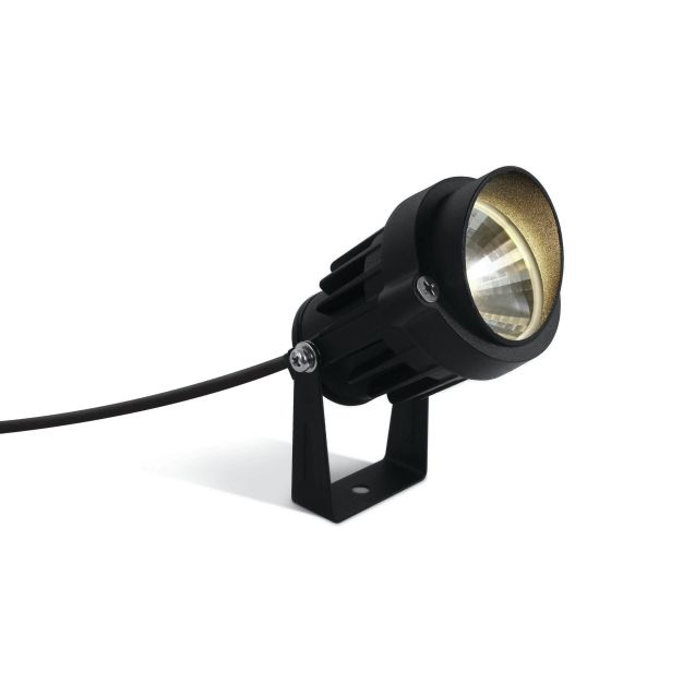ONE Light LED Garden Spots - spot de sol sur piquet - Ø 6 x 10 cm - 6W LED inclus - IP65 - noir
