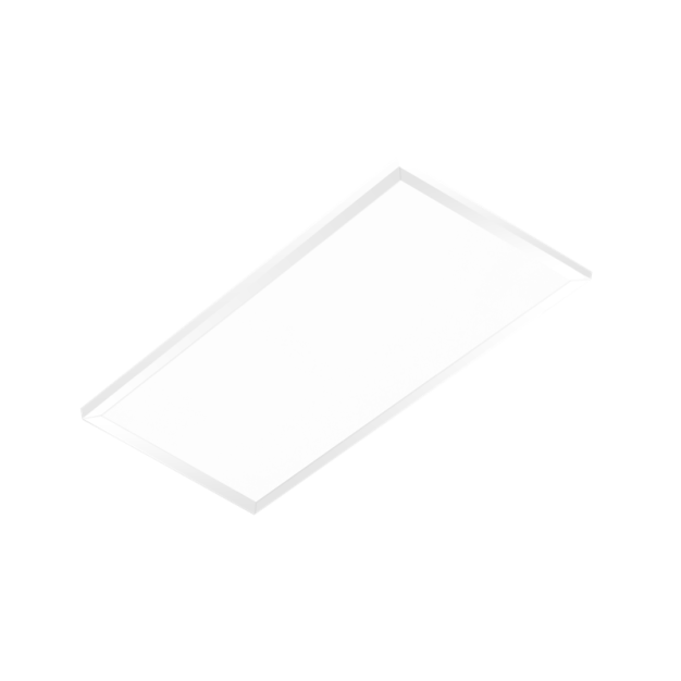 Century Italia Quadro - plafonnier encastré - 59,5 x 29,5 x 1 cm - 24W LED inclus - IP43 - blanc