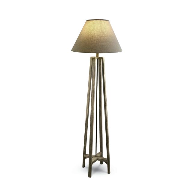 ONE Light Wood Nostalgia - lampadaire - 154 cm - brun