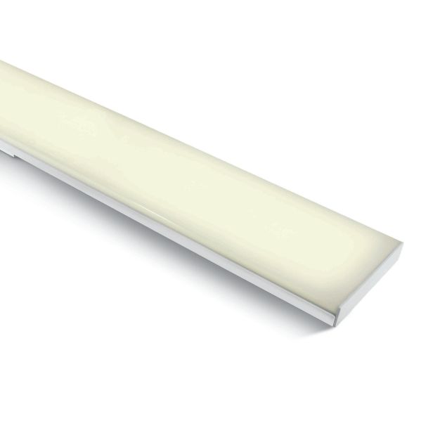 ONE Light LED Linear Floating Light - plafonnier - 120 x 12 x 2 cm - 48W LED inclus - blanc - couleur de lumière blanc chaud