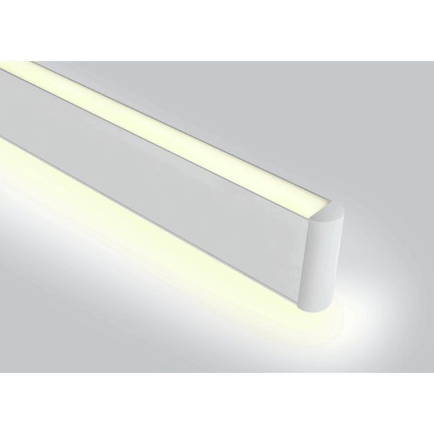 ONE Light Up & Down LED Linear Profiles - suspension - 117,5 x 2,2 x 8,5 cm - 40W LED inclus - blanc - couleur de lumière blanc chaud