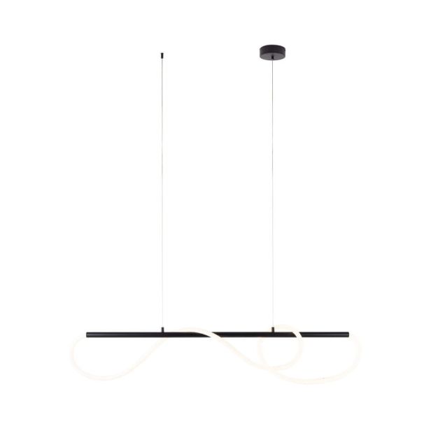 Maxlight Laguna - lampe suspendue - 135 x 130 cm - 30W LED inclus - noir