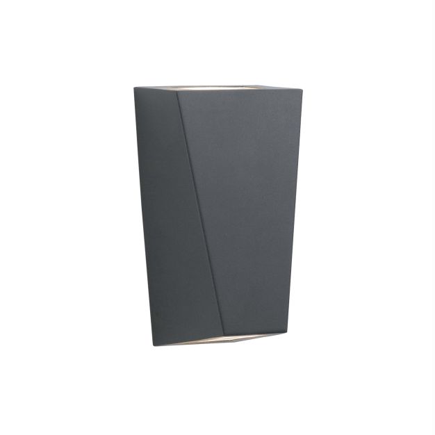 Searchlight Slough - Applique d'extérieur - 12 x 21,5 cm - IP44 - noir