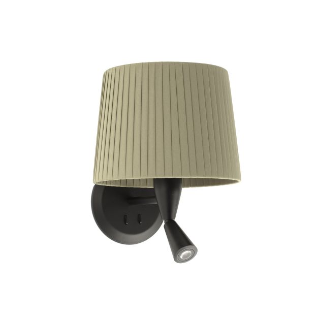 Faro Samba - applique murale avec interrupteur - 21,5 x 19 x 17,3 cm - 3W LED inclus - vert et noir