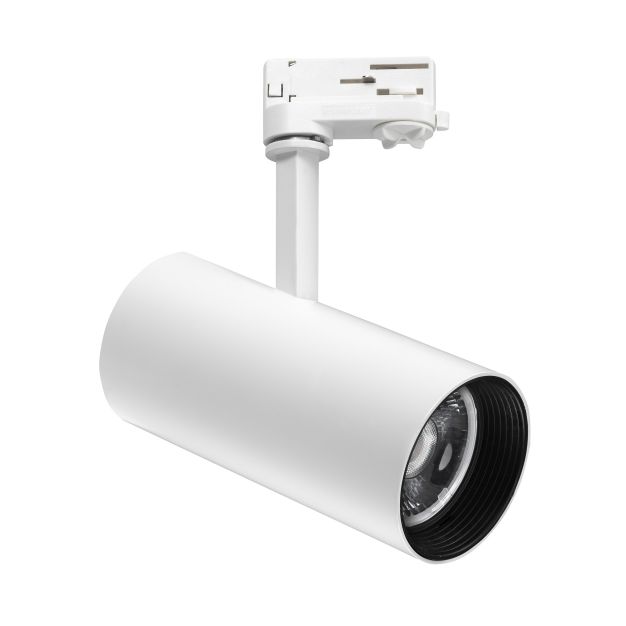 Nova Luce Track - Système de rail triphasé - Ø 9,3 x 27 cm - 30W LED inclus - blanc - couleur de lumière blanche